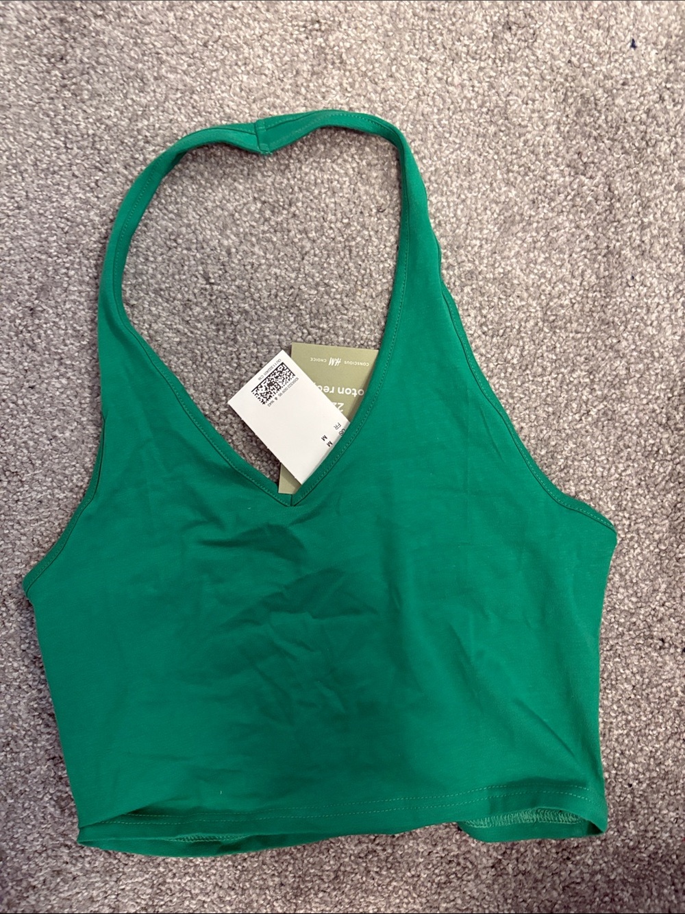 H&M green tank top